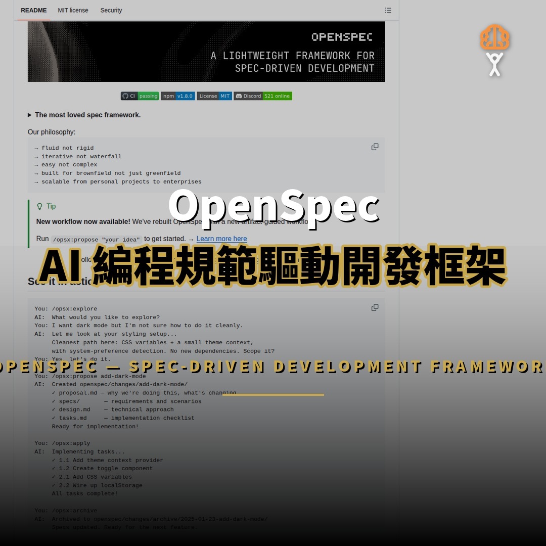 6.4 萬星開源項目：OpenSpec — AI 編程的規範驅動開發框架